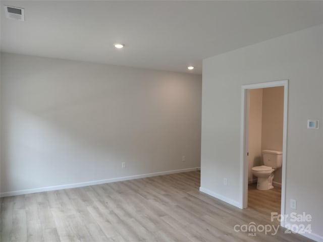 interior space with light wood-type flooring