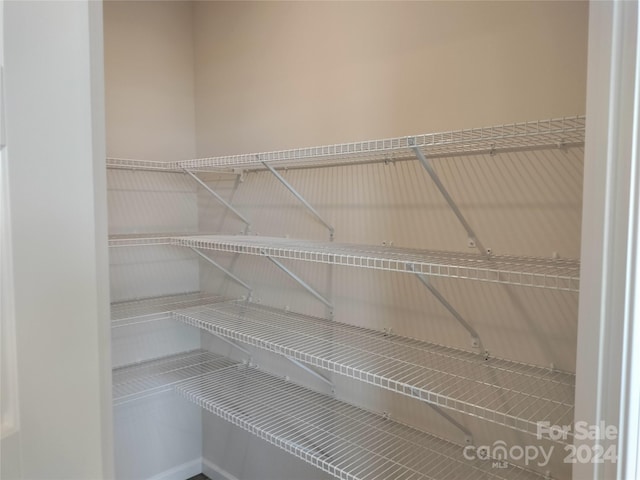 view of pantry