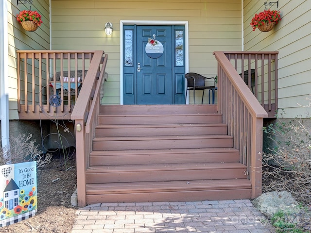 view of entrance to property