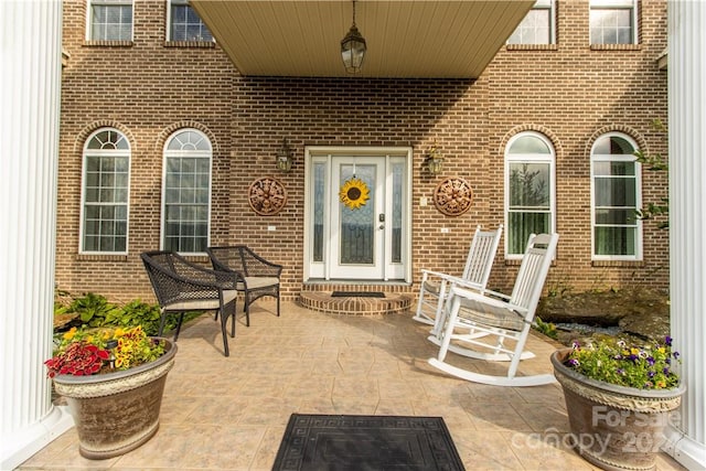 exterior space with a patio area