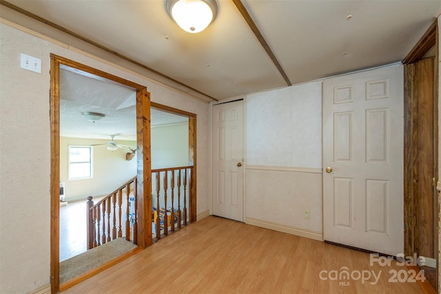 interior space featuring light hardwood / wood-style flooring