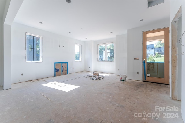 view of unfurnished living room