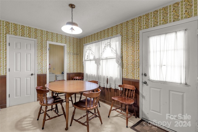 view of dining area