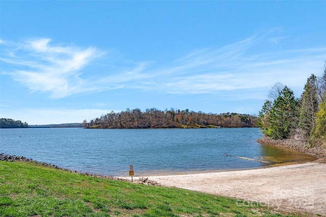 property view of water