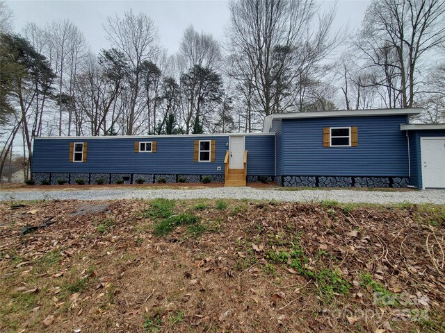 view of manufactured / mobile home