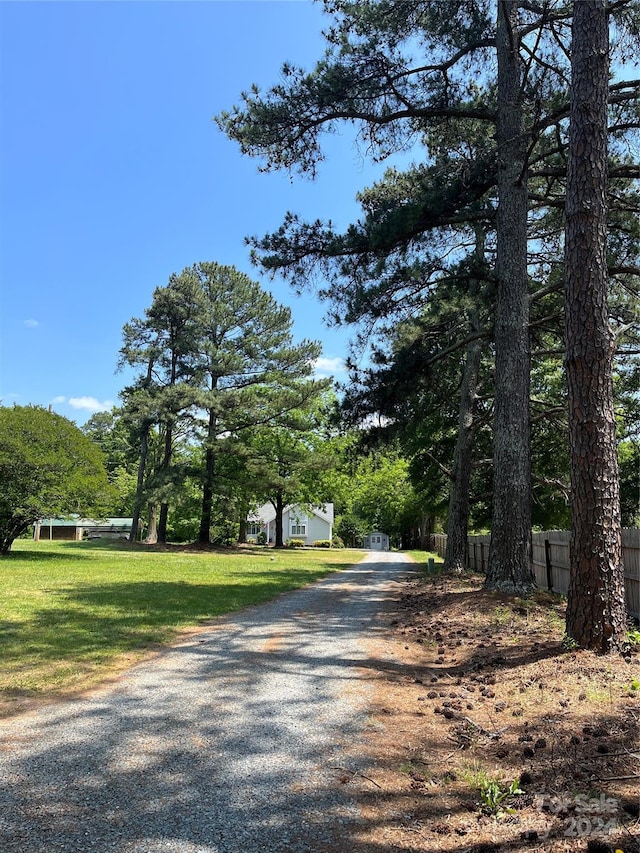 view of road