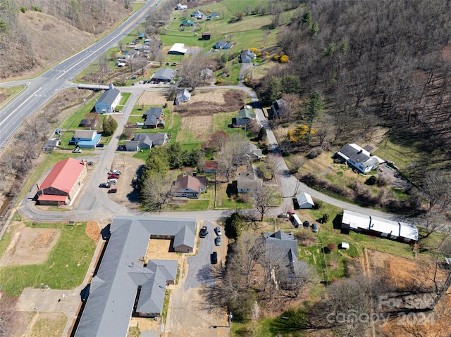 view of aerial view