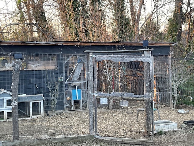 view of shed / structure