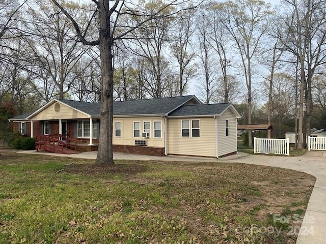 view of front of home