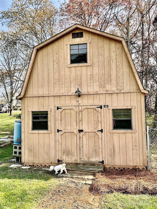 view of shed / structure