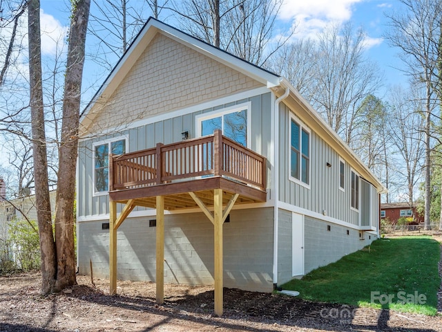 view of rear view of property