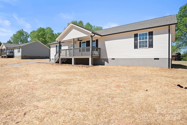 view of rear view of property