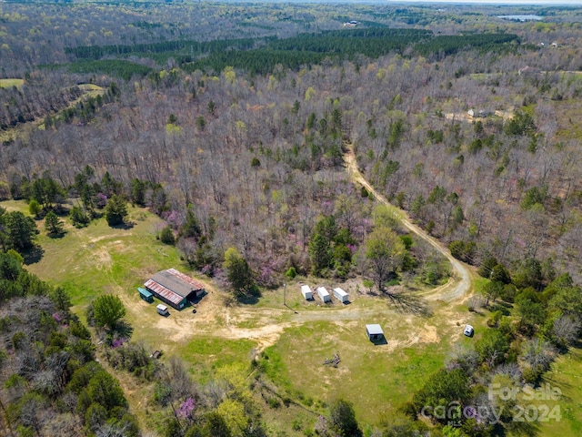 view of aerial view