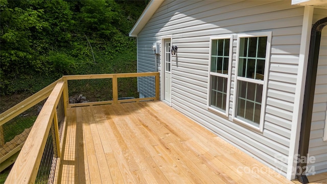 view of deck