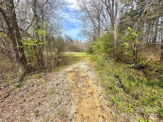 view of road