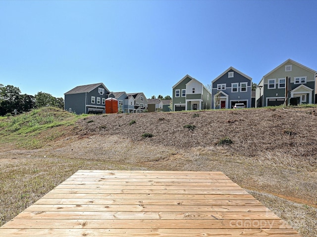 exterior space with a residential view