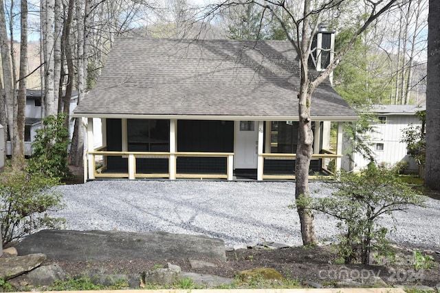 view of rear view of house