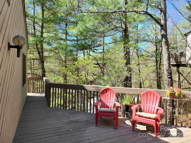 view of deck