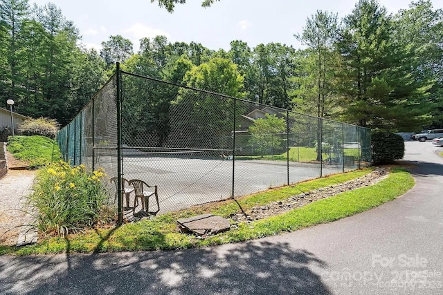 view of sport court