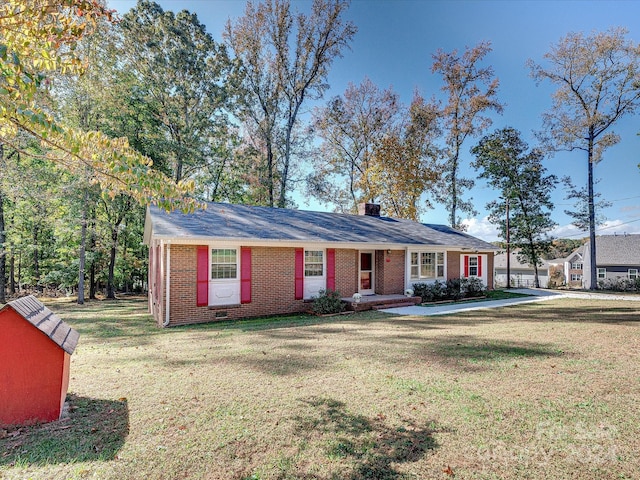 111 Bobby Lee Ln Unit 18, Mooresville, NC 28115 - single story home with brick siding and a front lawn