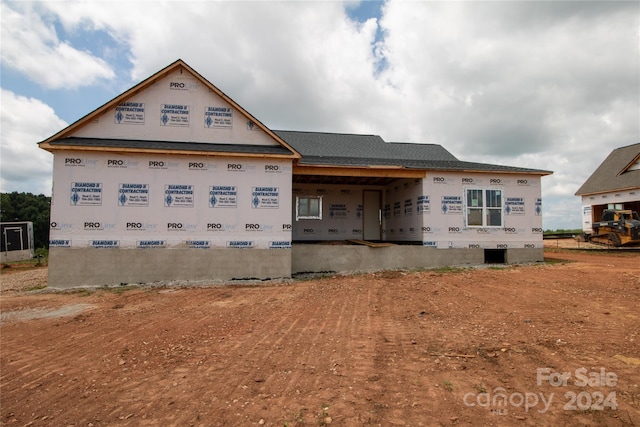 view of rear view of house