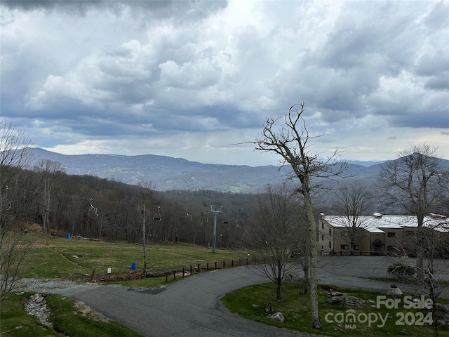 view of mountain feature