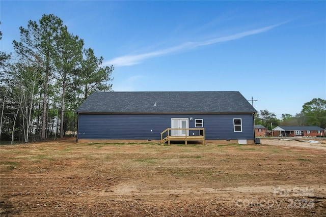 view of rear view of house