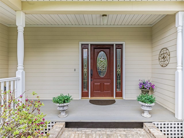 view of entrance to property