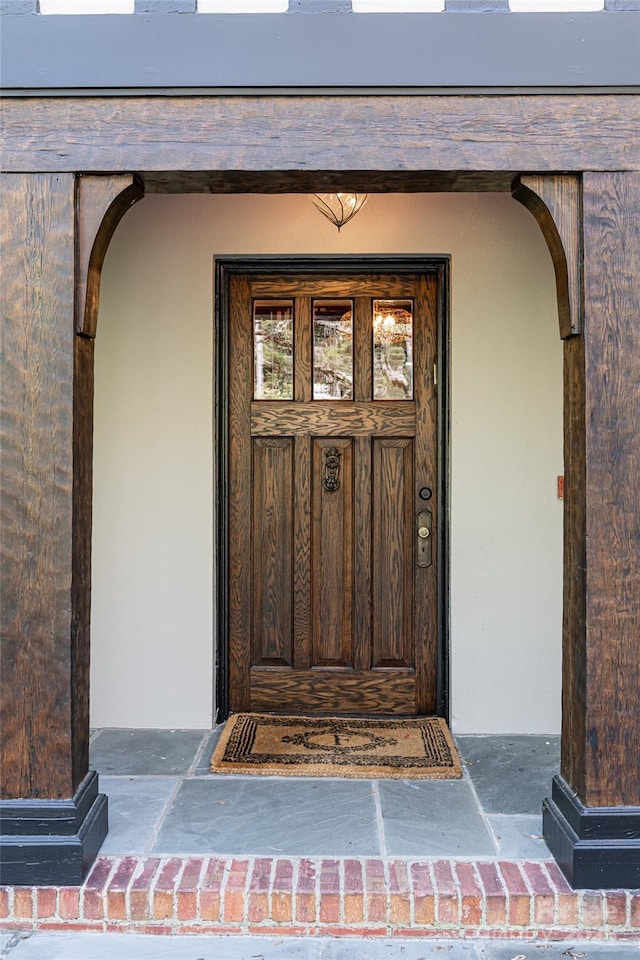 30 Cedarcliff Rd, Asheville, NC 28803 - property entrance featuring stucco siding