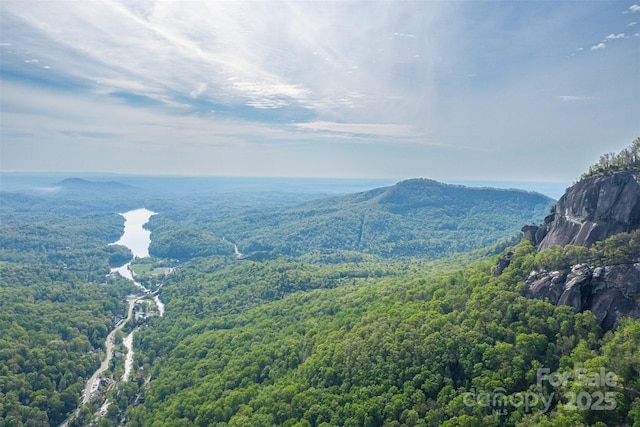 view of mountain feature