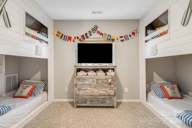 bedroom featuring carpet flooring