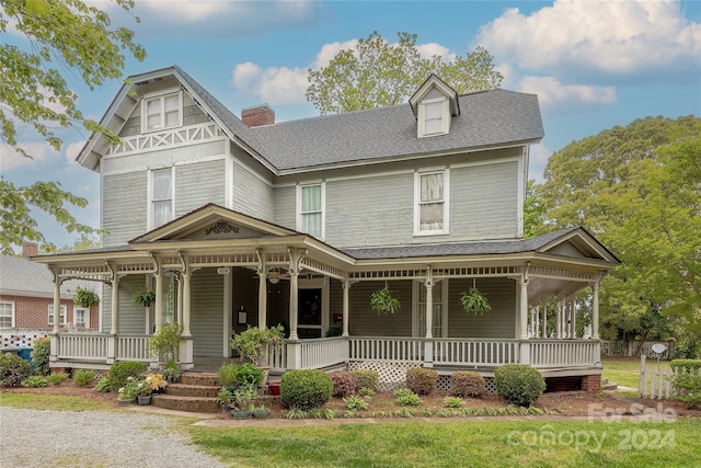 victorian house with a porch