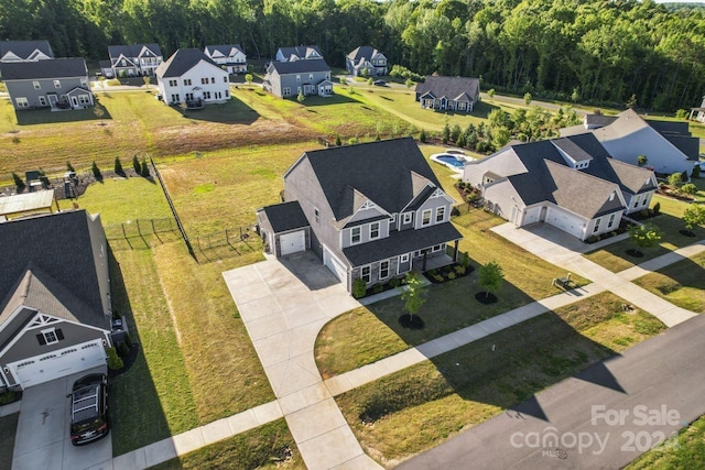 view of aerial view