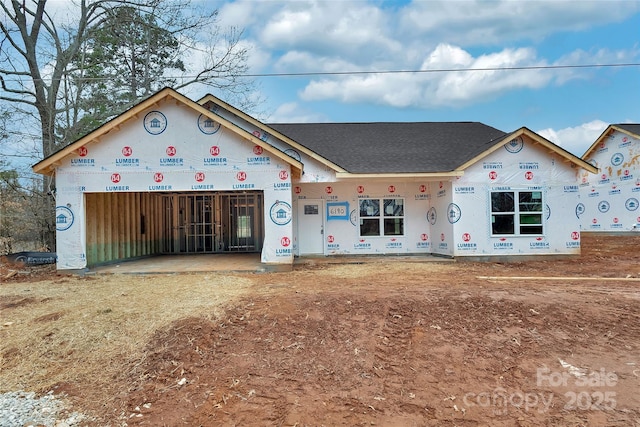 view of property in mid-construction