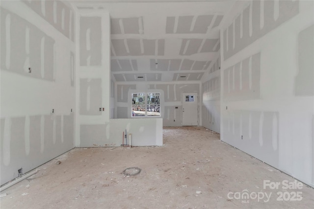 view of unfurnished living room