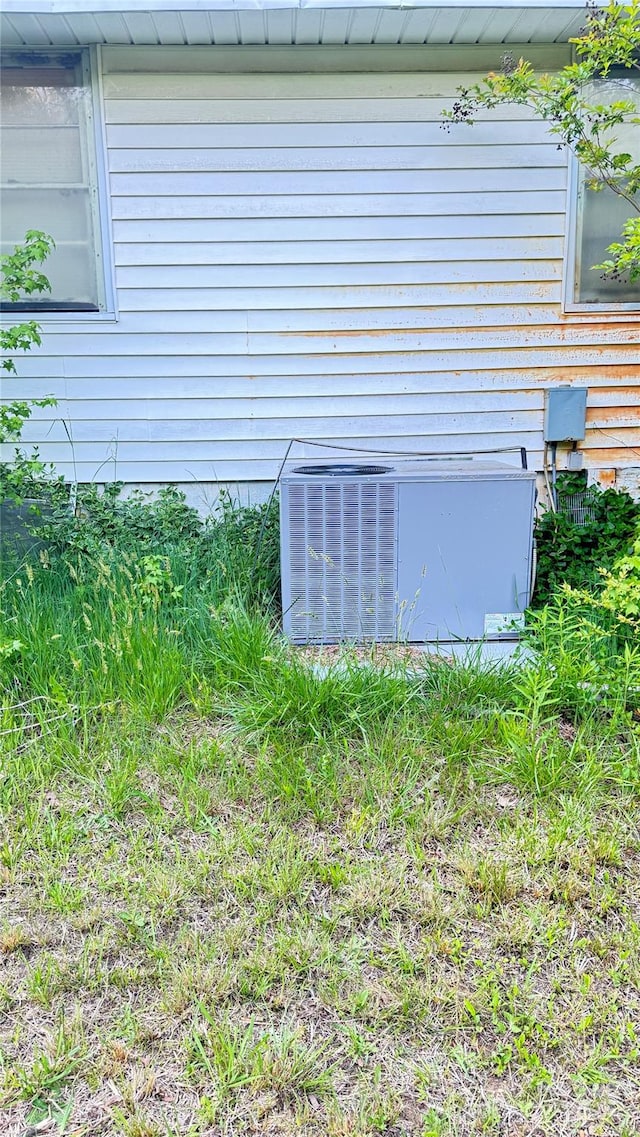 details featuring central air condition unit