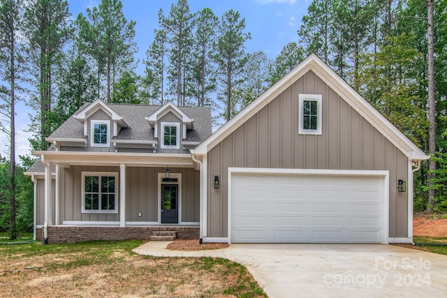 view of front of home with a porch