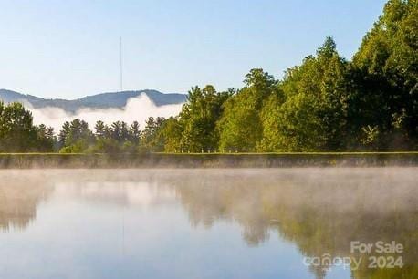 water view featuring a mountain view