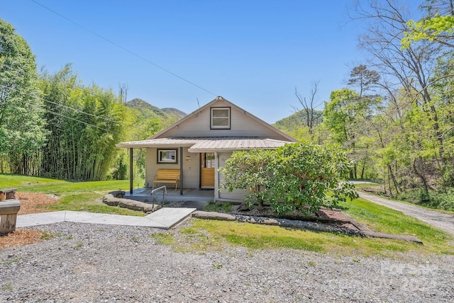 bungalow-style home with covered porch