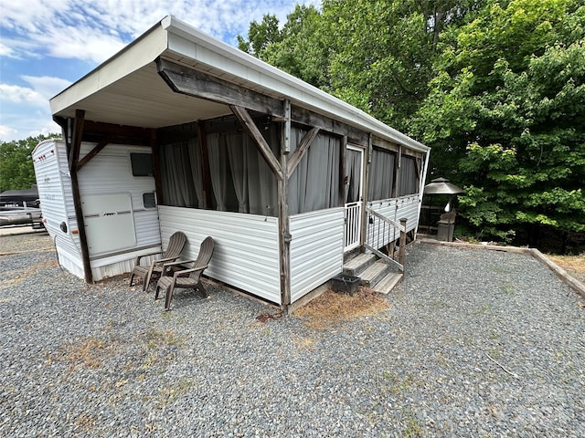 view of side of home