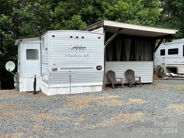 view of shed / structure with a carport