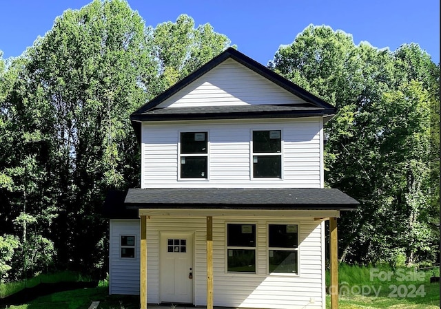 view of front of property