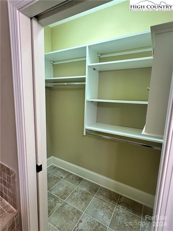 view of closet