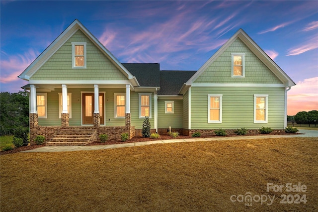 view of craftsman house