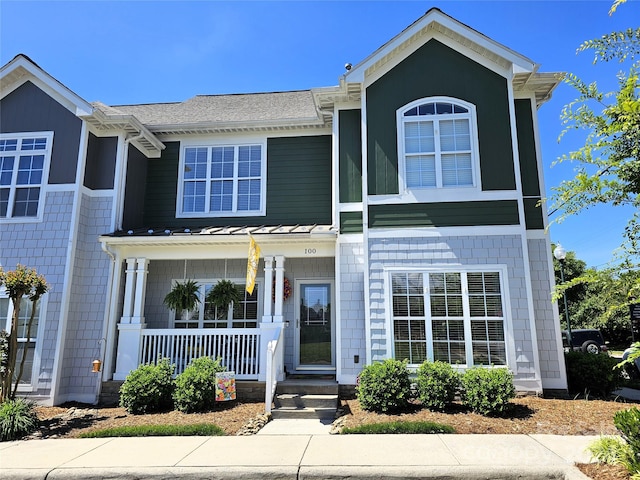 multi unit property featuring covered porch