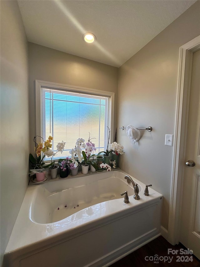 bathroom featuring a bathing tub