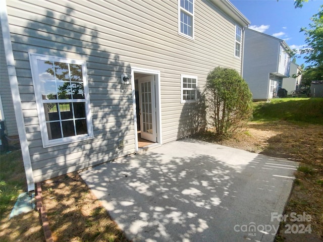 exterior space featuring a patio