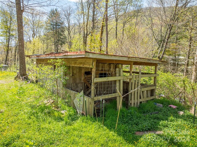 view of shed / structure