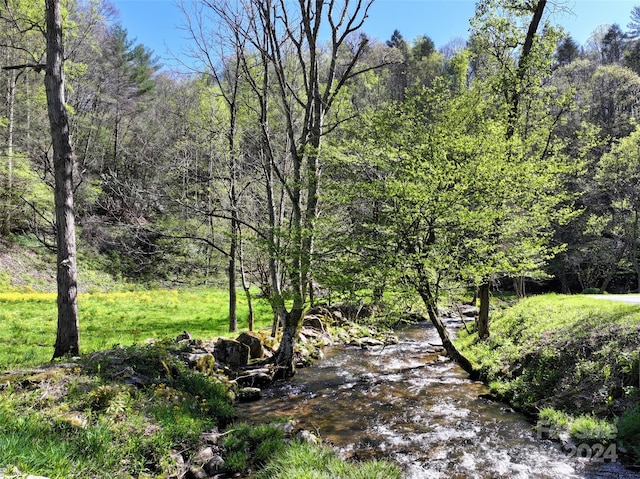 view of nature with a water view