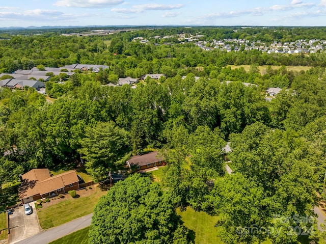 view of aerial view